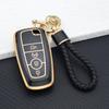 TPU Car Key Case Cover for Ford Fusion Edge Mustang Explorer F150 F250 F350 F450 2/3/4/5 Buttons Key Fob Protector Key Chain Set