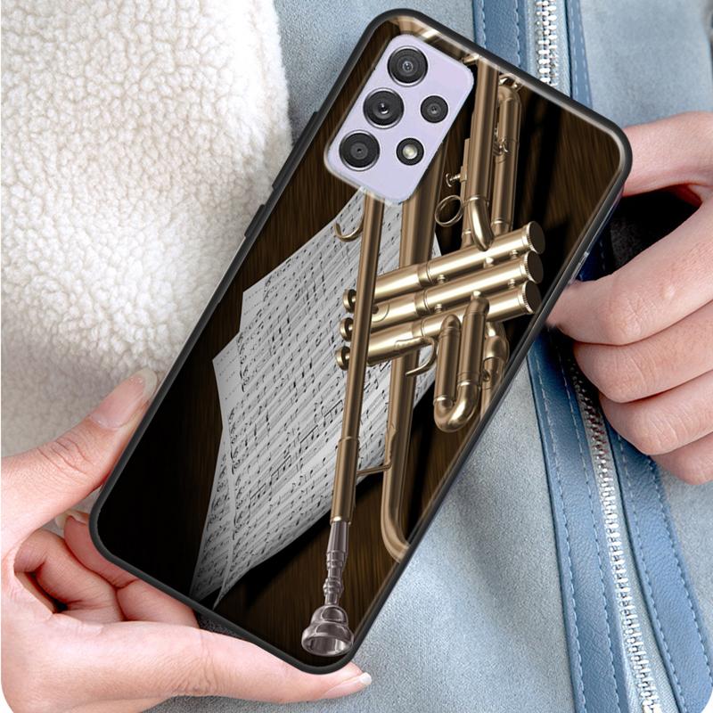 

Труба-пикколо, духовые инструменты для Samsung Galaxy A12 A22 A32 A42 A52 A72 A50 A70 A31 A51 A71 A21S A52S, чехол для телефона Samsung A72