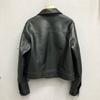 European Cropped Leather Jacket Women's Motorcycle PU Leather Short Korean Loose Workwear Hong Kong Wind Jacket