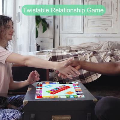 1 sada Pár Desková hra Dospělí Rodina Noční Párty Multiplayer Interaktivní stolní hra Přenosná cestovní papír Šachovnice Hra Noční Základy Rekvizity