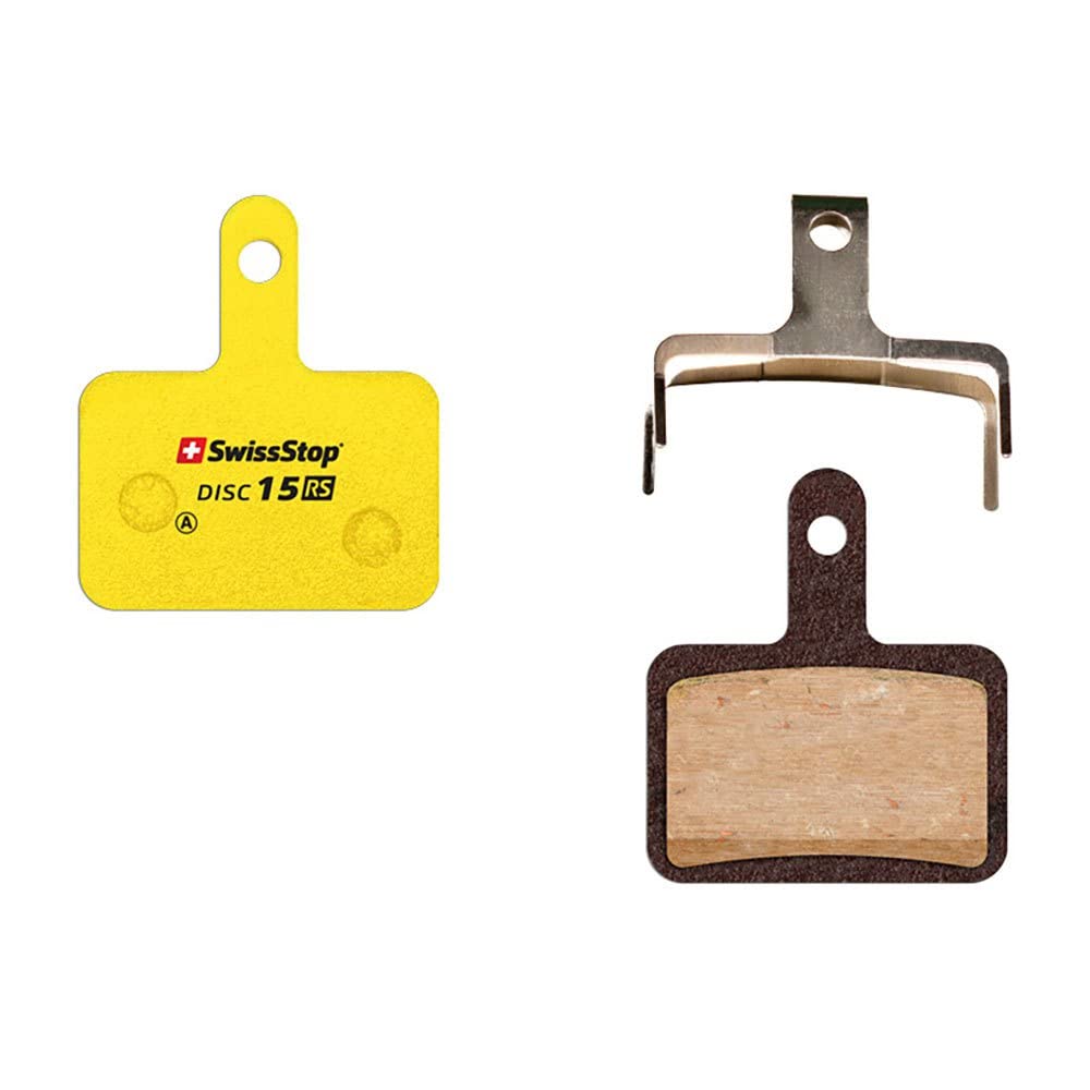 

SwissStop RS Bicycle Disc Pads Model D15 for Brake Yellow Shimano/TRP/Tektro/Quad Calipers,