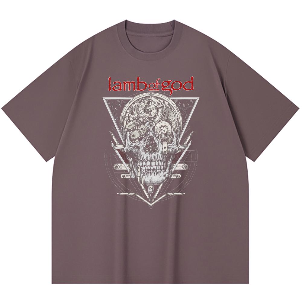 230 Gsm 100% Cotton Heavy Metal T-Shirt  Rock Band Popular Music Print Unisex Heavy Cotton T Shirt