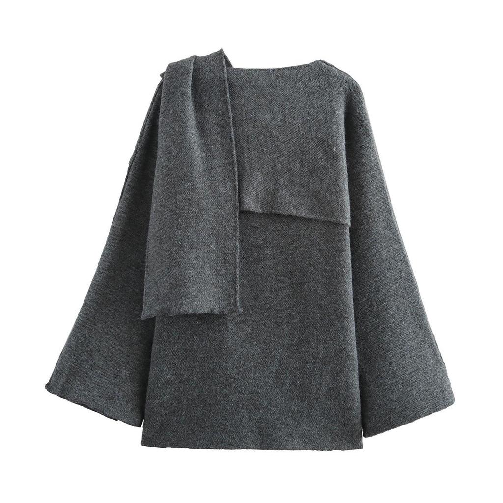 2024 Herbst Damenmode Kurzmantel im Cape-Stil - Schlicht, vielseitig, europäisch-amerikanischer Stil