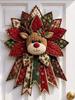 Weihnachts-Stepp-Türhänger Nähset DIY Weihnachtsbaum Schneemann Handgemachtes Kunsthandwerk-Set Hausparty-Dekoration Geschenkzubehör