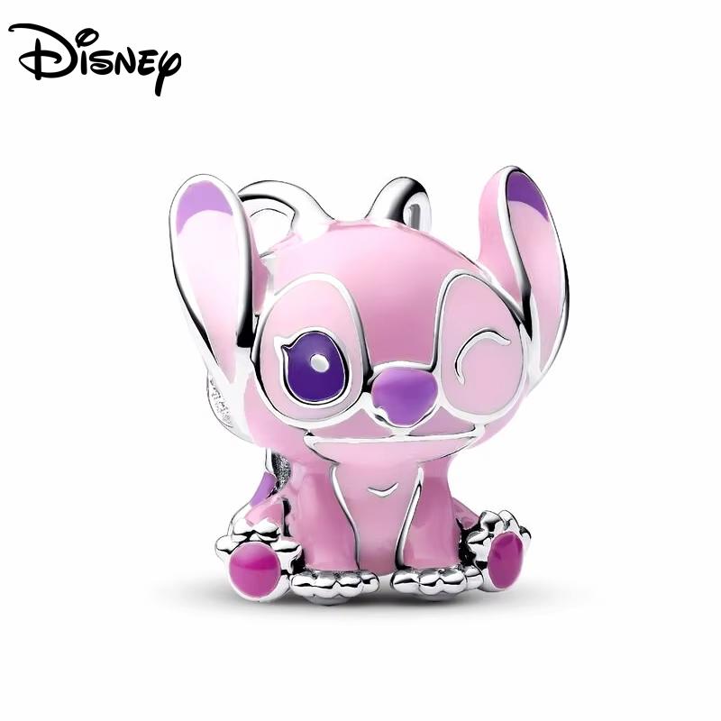 925 Silver New Pendant Stitch Charms Beads Fit 3mm Bracelet Necklace Women DIY Fine Festival Jewelry Gift