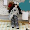 30cm Articulated Doll And Clothes Poseable Doll with Movable Joints Soft Cloth Clothing Collectible