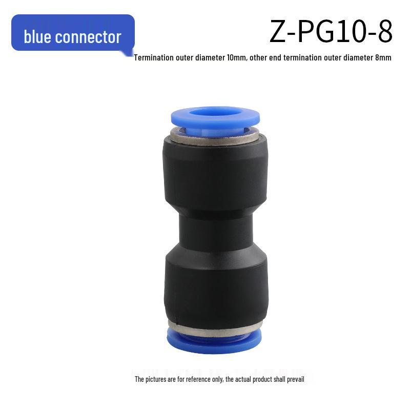 

Трахея Быстроразъем Z-PU Прямой PG Редукционный Тройник PE 10мм Пневматическая Вставка Набор PY6