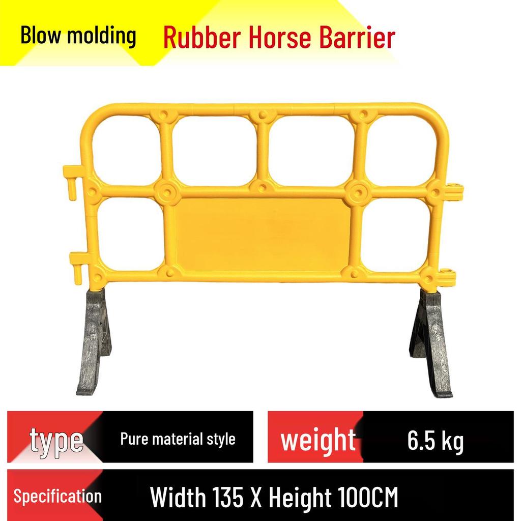Plastic Mobile Barrier: Temporary Anti-Collision Fence for Construction and Safety Use