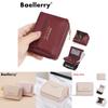 Fashionable And Minimalist Short Wallet With Letter Printing Design For Daily Use And Wearresistant Durability
