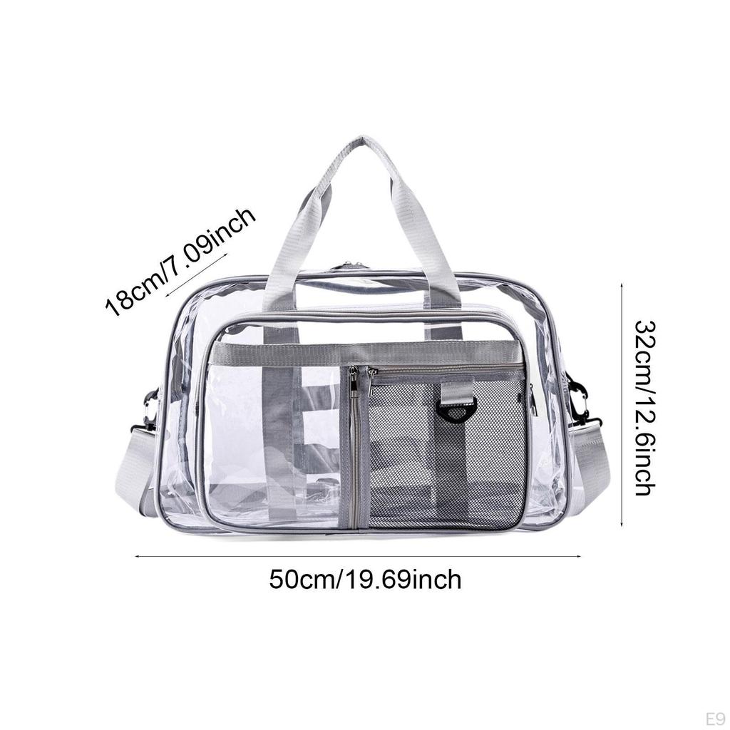 Clear Tote Bag Casual Trendy Women's Shoulder for Music Festival Concert