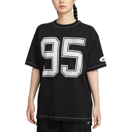 Nike Sportswear Women s Short Sleeve T Shirt HV4973-010 M чёрный