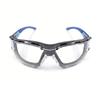 2PCS Safety Goggles Anti-Impact Anti-Splash Clear Lens Anti-Scratch Comfortable Frame Eye Protection Lab Construction Cycling