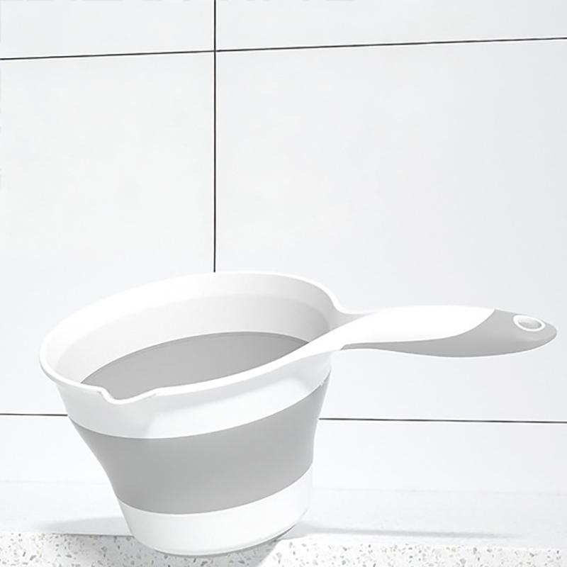 Folding Water Ladle Portable Plastic Water Ladle For Kitchen Can Be Hung