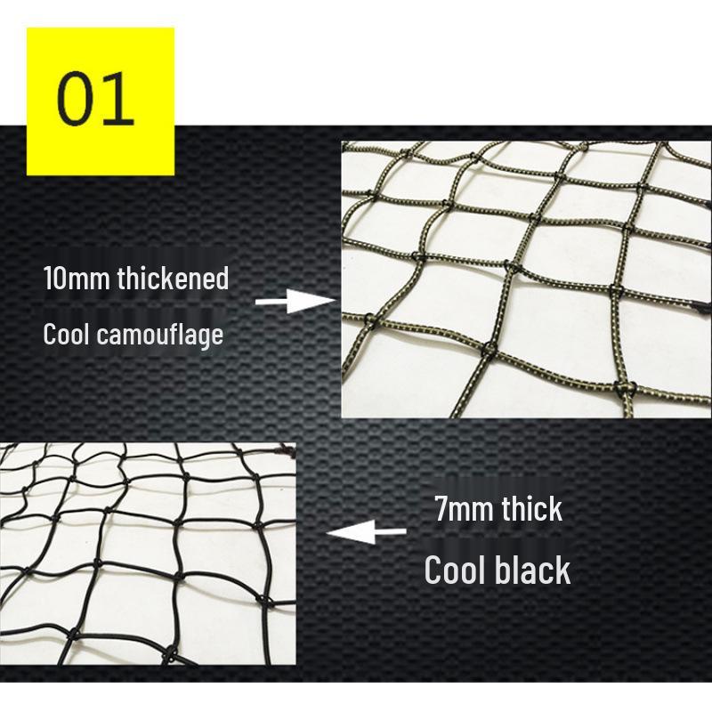 Car Roof Cargo Net for Luggage and Moving - SUV/Truck Tensioner and Binding Cover