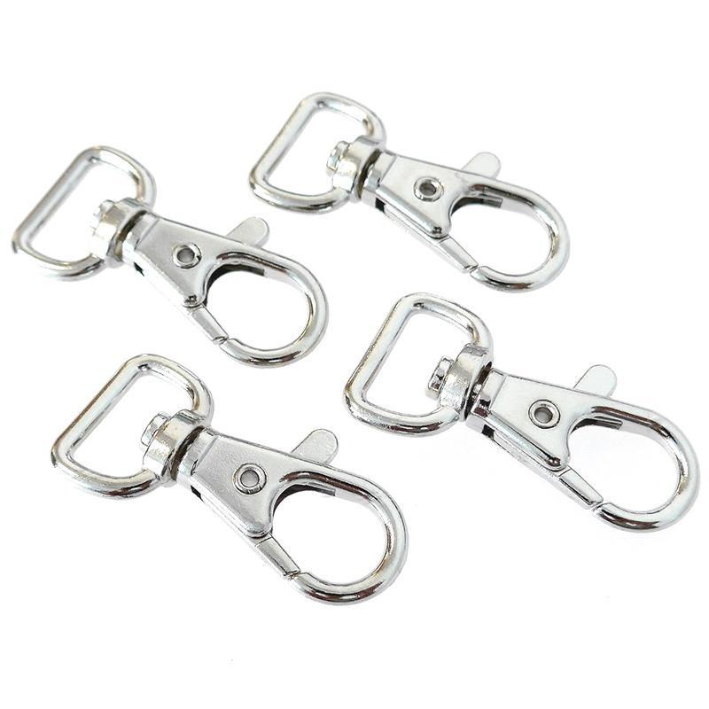 30 Pezzi Moschettoni Girevoli In Metallo Per Borse E Portachiavi – Ganci A Scatto Piccoli 39 Mm – Ideali Per Fai-da-te E Accessori