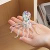 Stretchy Octopus Toy Bead Filled Squeeze Toy, Stress Relief Sensory Calming Mini Fidget for Hand Exercise & Relaxation TPR Ball