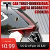 Car Sticker 2025 New Tesla 1/2PC 3D Metal Car Body Stickers Custom Badges Decoration Auto Accessories For Tesla Model 3 Y X S Ro
