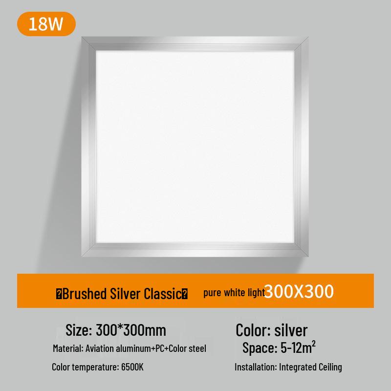 Recessed Ceiling LED Light: Aluminum Plate for Kitchen, Bathroom, or Bedroom