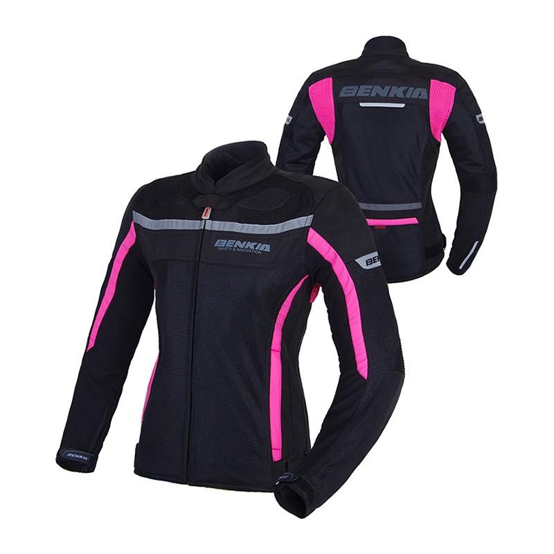 BENKIA JW32 Motorcycle Riding Jacket Men Women Ventilated Protective Gear Anti-Fall Racing Touring