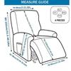 Spandex Recliner Sofa Cover for Living Room Modern Sloping Massage Chair Covers Lazy Boy Relax Armchair Cover