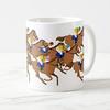 Horse Racing Jockey and Thoroughbred Illustration Mug: Photo Mug (horse Series) (B)