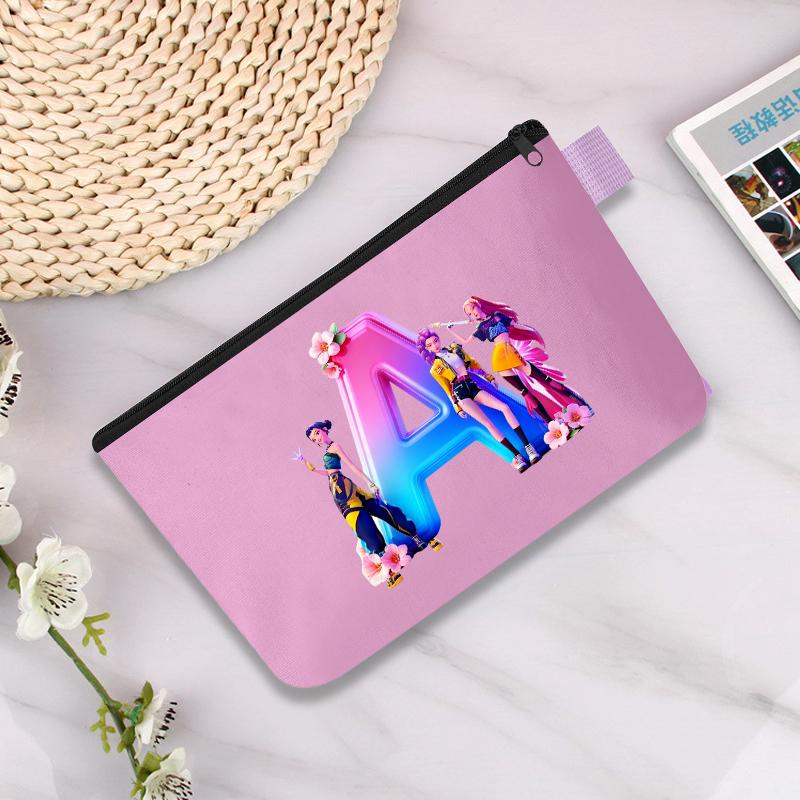 KPop Demon Hunters Pencil Case Cute Multipurpose Bag Fashion Anime Portable Cosmetics Storage Printing Go To School Beautiful Gift for Kid