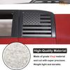 Aunginsy Rear Seat Side Window American Flag Window Decal Sticker Compatible with Toyota FJ Cruiser 2007-2024 Car Tailgate Side Window Sticker Decal