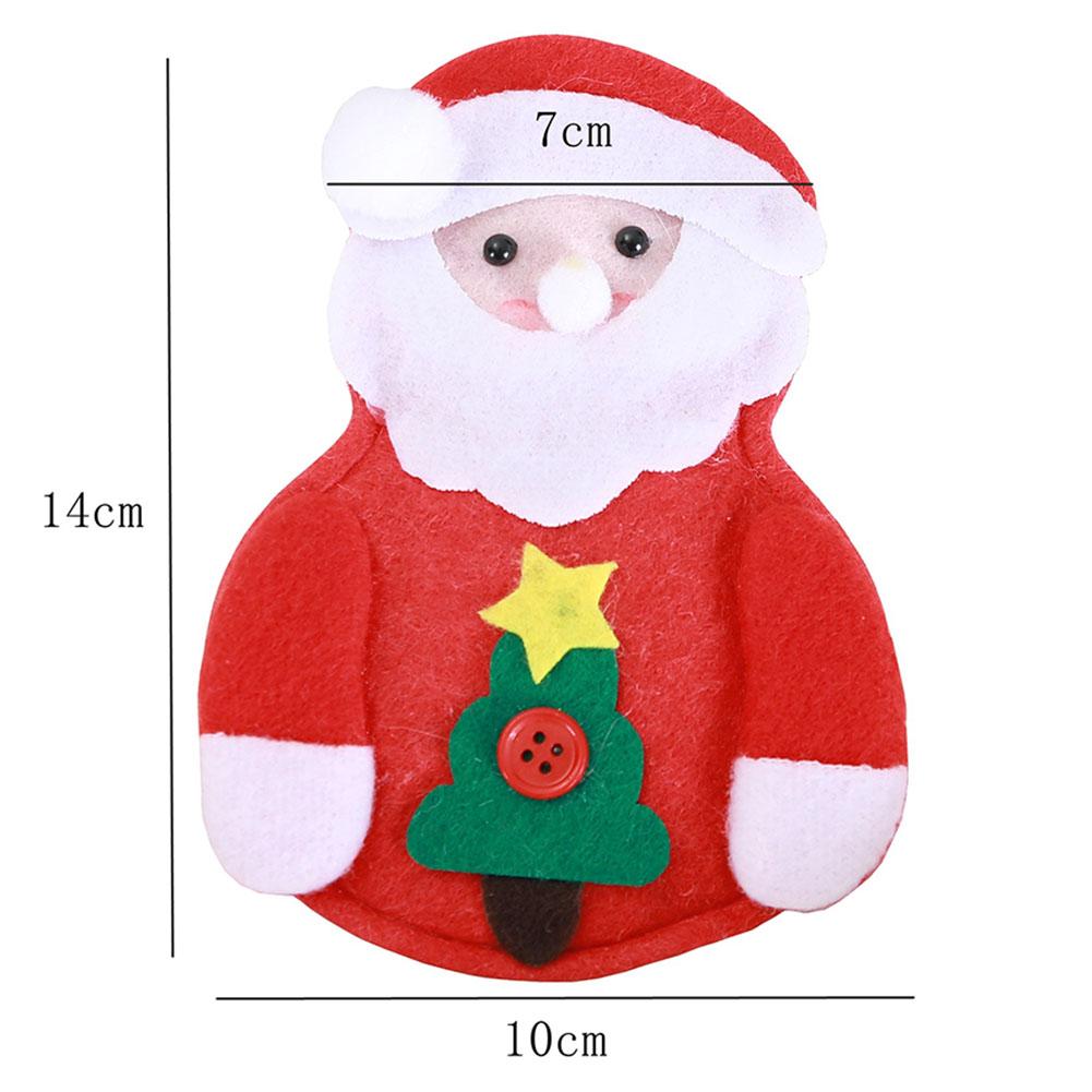 

Christmas Snowman Tableware Bags Cutlery Decorations