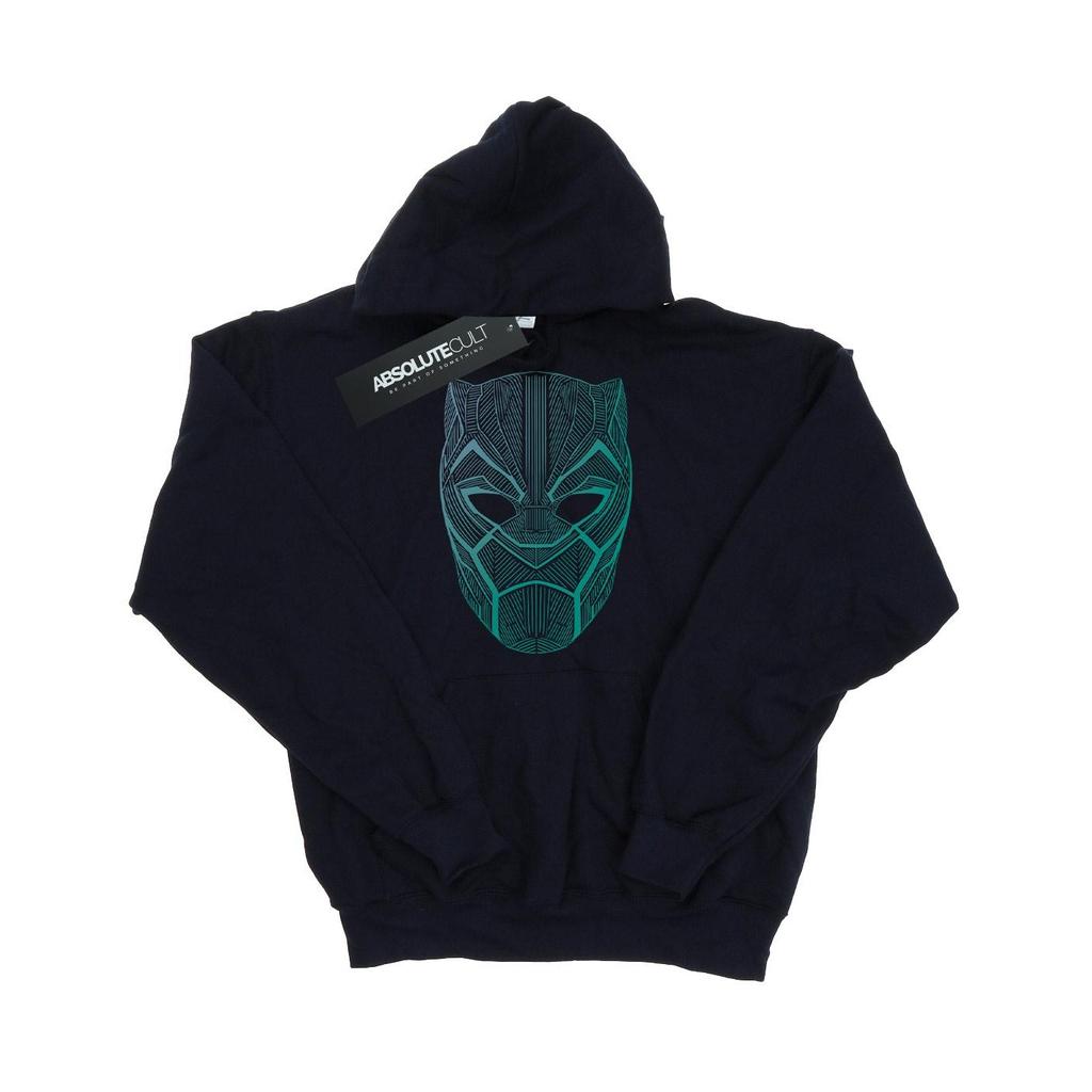 Marvel Mens Black Panther Tribal Mask Hoodie
