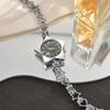 Y2k Charm Star Watch Zinc Zinc Zinc Alloy Chain Watches Luxury Star Shape Bracelet  Woman Ladies