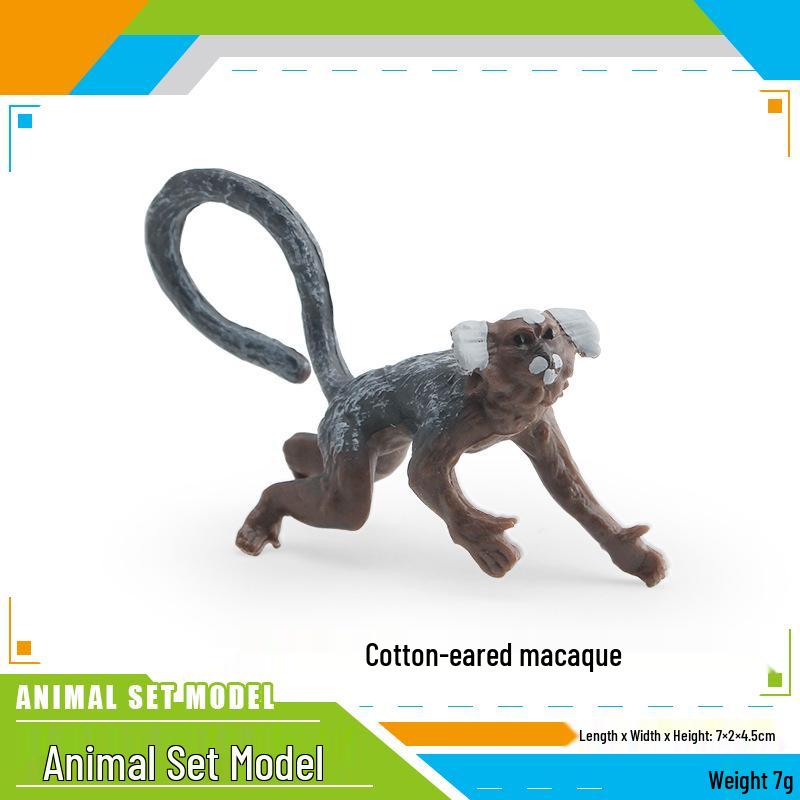 Wild Animal Model Set: Eland, Camel, Orangutan, Boar, Anteater, Flamingo, Marmoset