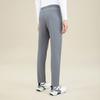 Anta Running Series Solid Color Mid Waist Straight Leg Fleece Sports Pants Men Pants Gray 952345501-2