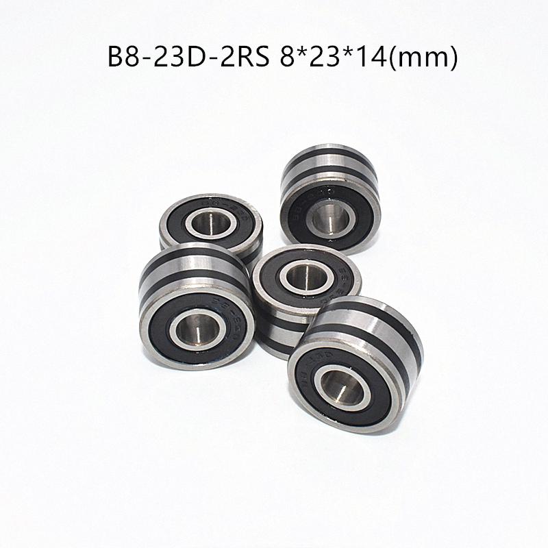 

B8-23D-2RS 5Pieces 8*23*14(mm) chrome steel rubber Sealed Bearings