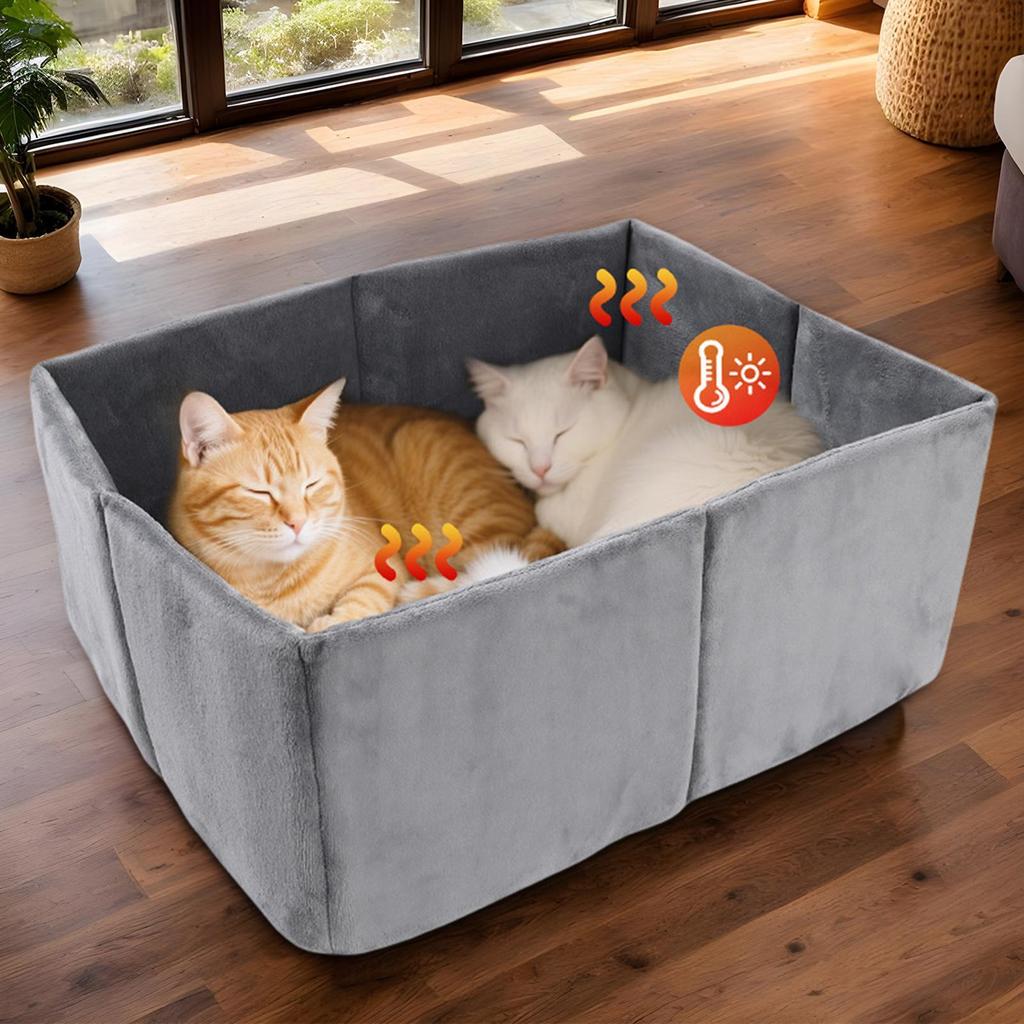 Cat Nest Cat Beds For Indoor House Cave Kennel Insulated For Pet Kitten Outdoor Calming Puppy Sleeping Animal Travel Winter