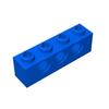 70pcs Technology 3701 Brick 1x4 with Hole Thick Bricks Building Block Compatible Accessories Particles Mechanical Science