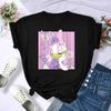 2025 New Popular Kawaii Disney T-shirt Cartoon Women Disney T-shirt Fun Top Fashion Women's T-shirt