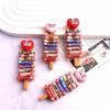 2026 Big Card Character Resin Accessories: Handmade DIY Cream Glue Hair Clips & Refrigerator Magnets