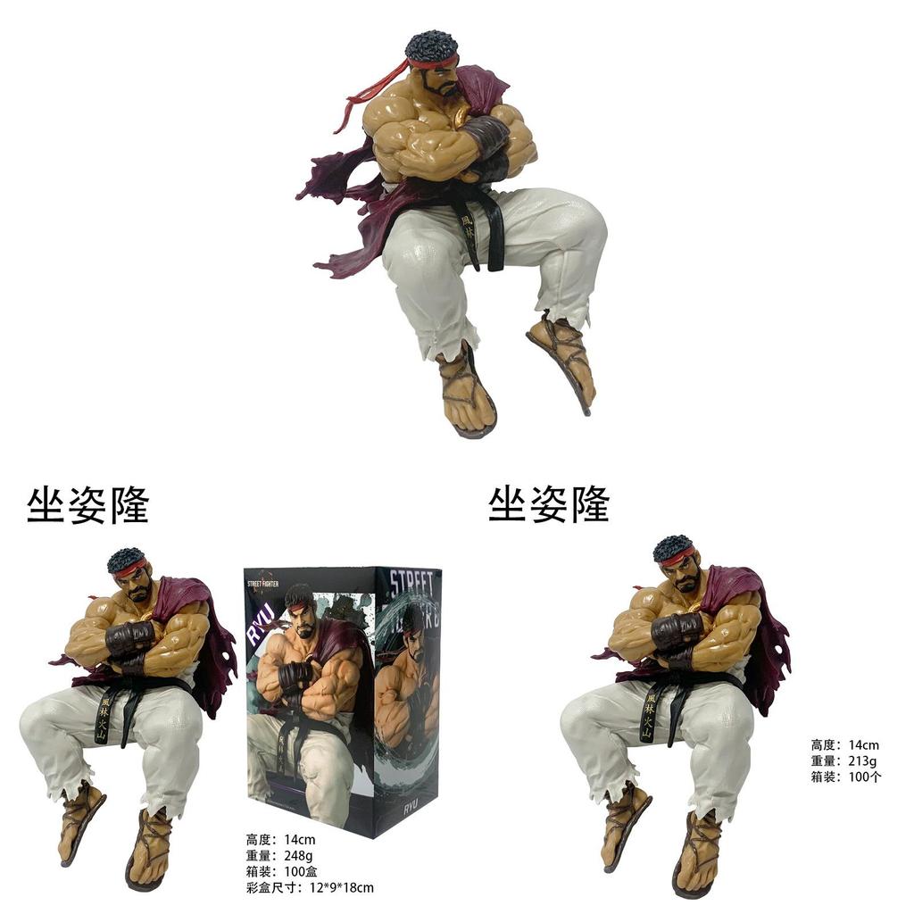 Figurine d'Action en PVC Ryu Street Fighter avec Design de Collection pour Fans et Affichage