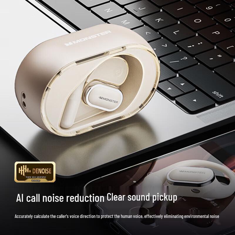 Monster Open-Ear Bone Conduction Sport Bluetooth Headphones