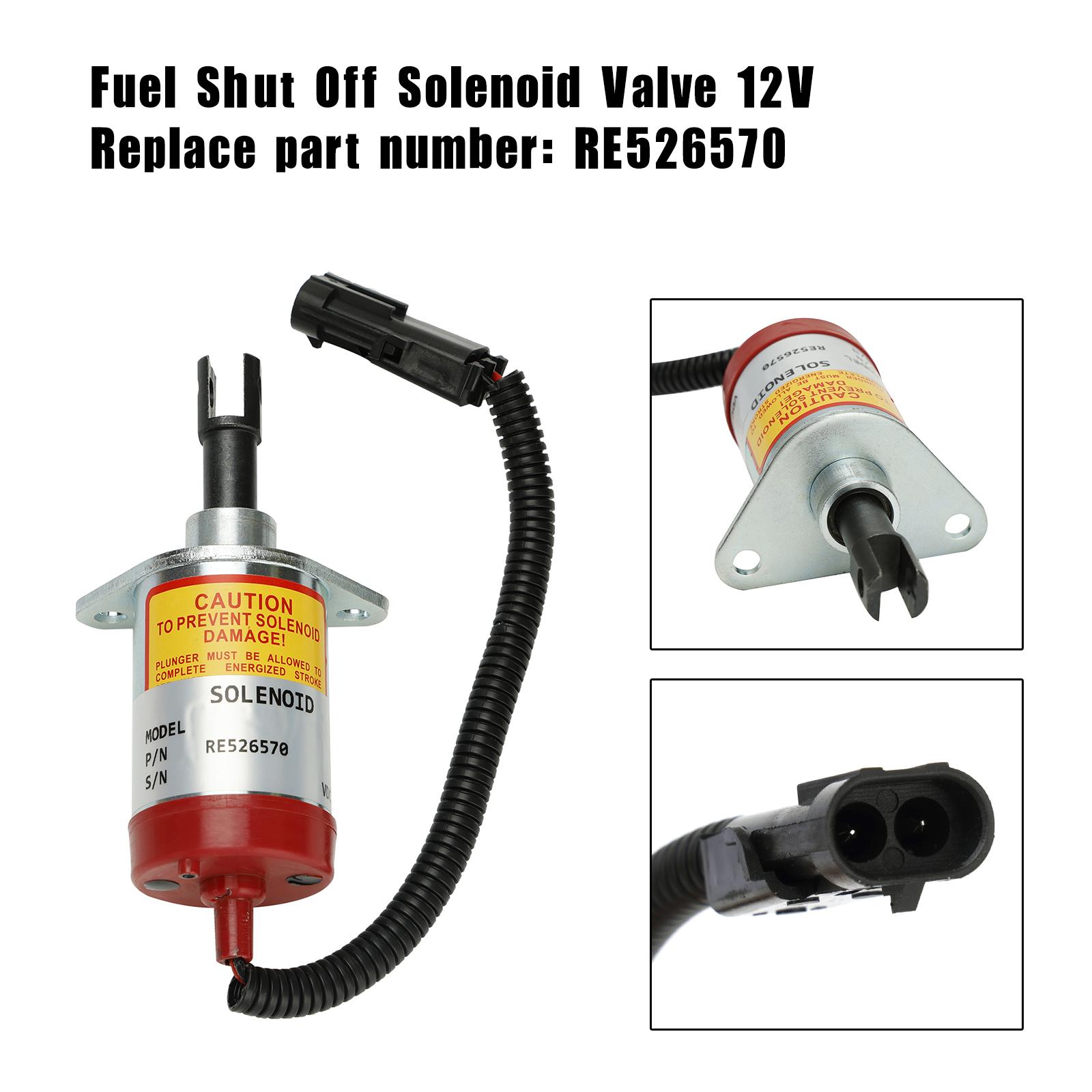 

RE526570 Stop Solenoid For John Deere 315 317 320 325 328 332 CT315 CT322 CT332