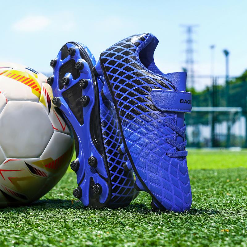 28-39 Chlapčenské futbalové kopačky s kolíkmi, gumová mäkká podrážka, detské profesionálne tréningové futbalové kopačky na umelú trávu pre dievčatá