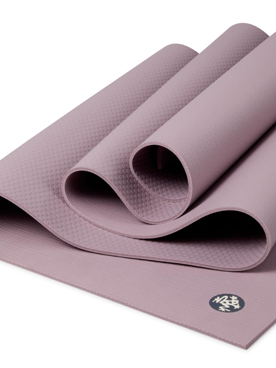 

Manduka 5mm PROlite Yoga Training Exercise Mat Elderberry Mat, Thick, High-Density, Non-Slip, Durable, Soundproof, Mat, /