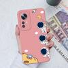 Case For Xiaomi 12 Pro Lite Ultra Cute Flower Astronaut Soft Liquid Silicone Anti Drop Phone Back Cover For Xiaomi12 Funda Capa