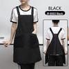 Customized Cross-border Canvas Vest Apron for Supermarkets and Cafes with Logo Options