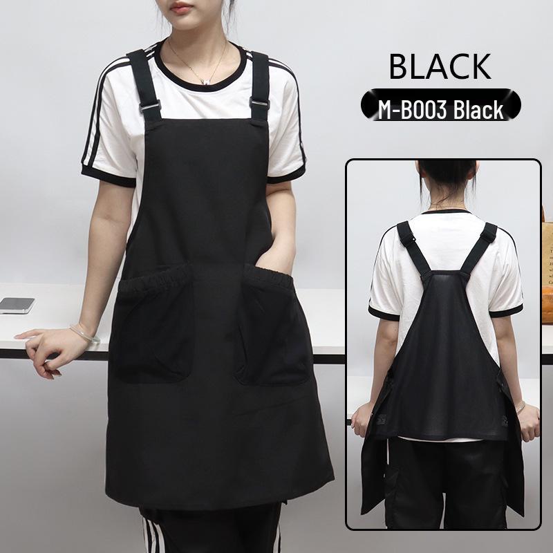 Customized Cross-border Canvas Vest Apron for Supermarkets and Cafes with Logo Options