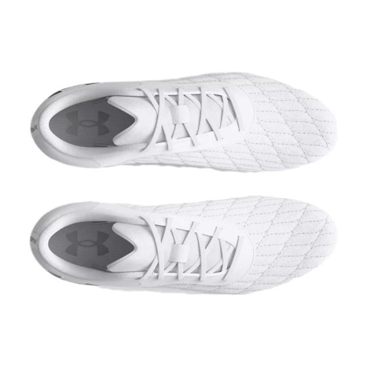 Under Armour Magnetico Select 3.0 FG Unisex White Metallic Silver 3027039-100