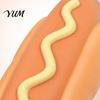 Realistic Food Shaped Squeeze Toy Giant Hot Dog Toy, 8.3" Slow Rising Unique Stress Reliever for Colleagues Soft Ball, Funny Sensory Fidget