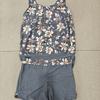 Printed Swimsuit Women's Split Swimsuit