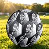 Pallone da Calcio Taglia 5 Stampato Cristiano Ronaldo Resistente all'Usura Standard Allenamento Adulti Regalo per Fan Partite Indoor Outdoor Sport
