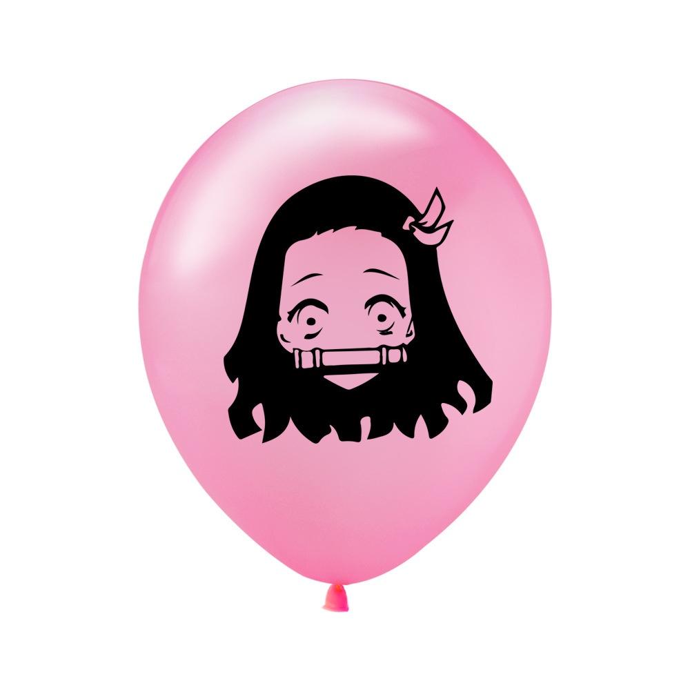Premium Quality Kimetsu No Yaiba Anime Party Balloons Decorative Latex Balloons